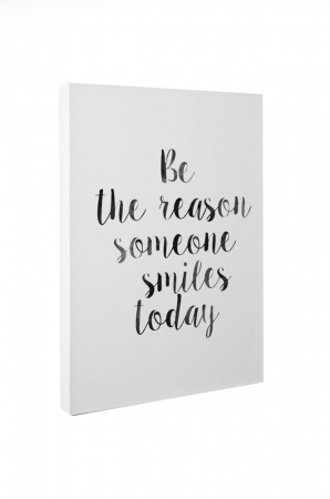 Tablou canvas : Be the reason [4]