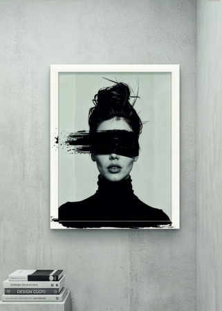 Tablou canvas - Diamant Negru - 35x45cm [1]