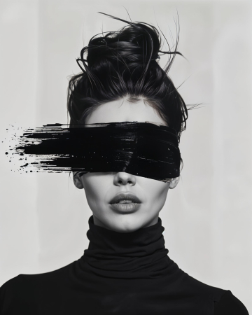 Tablou canvas - Diamant Negru - 35x45cm [2]