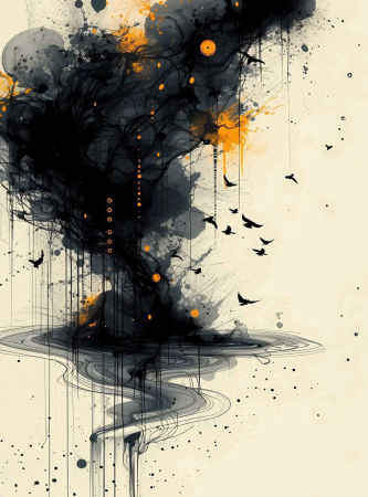 Tablou canvas - Lumina în Necunoscut - 35x45cm [2]