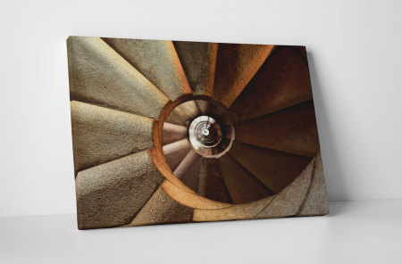Tablouri Canvas - Tablou canvas : Scari in spirala