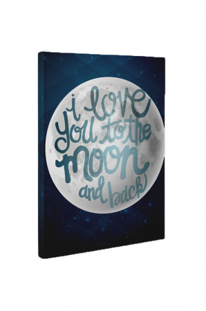 Tablou canvas : To the moon and back [4]