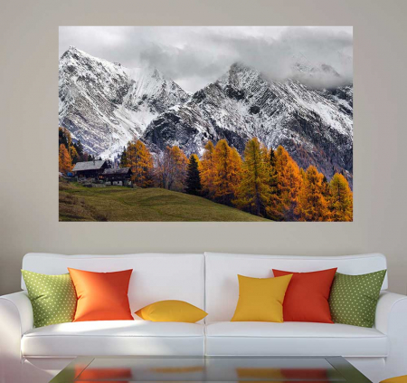 Stickere tip tablou - Misty Mountains