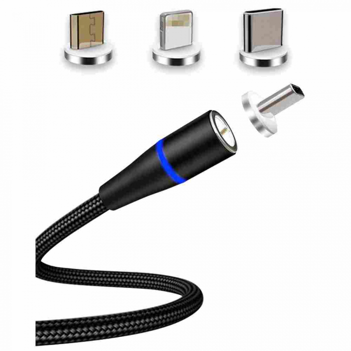Cablu de încărcare rapidă USB magnetic 3 în 1 [1]