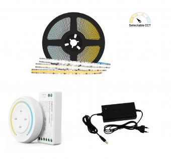 Kit bandă led COB cu telecomandă Touch 5m 24V [1]