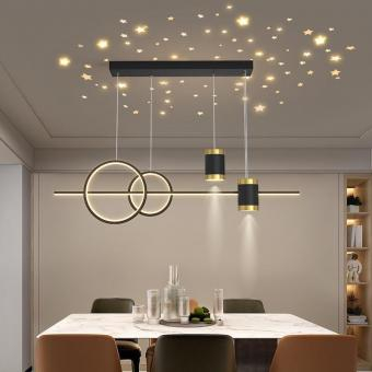 Lustră led dimabilă cu telecomandă 3 funcții 108W [1]
