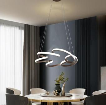 Lustră led dimabilă cu telecomandă 3 funcții Gradient 120W [1]