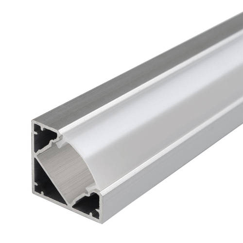 Profil aluminiu banda LED corp argintiu/dispersor alb L=2m [1]