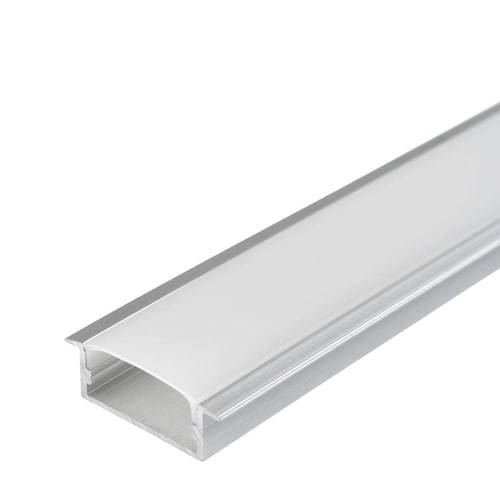 Profil aluminiu banda LED incastrat /dispersor alb L=2m [1]
