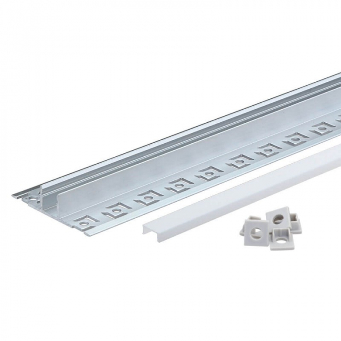 Profil aluminiu banda LED incastrat L=2m [2]