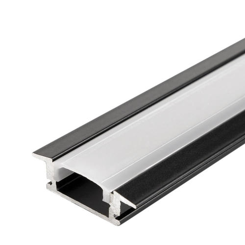 Profil aluminiu banda LED negru/dispersor alb L=2m [1]