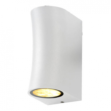 Aplice exterior - Aplică LED de fațadă aluminiu IP44 2*GU10