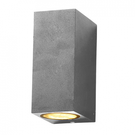 Iluminat exterior - Aplică LED de fațadă aluminiu IP54 2*GU10