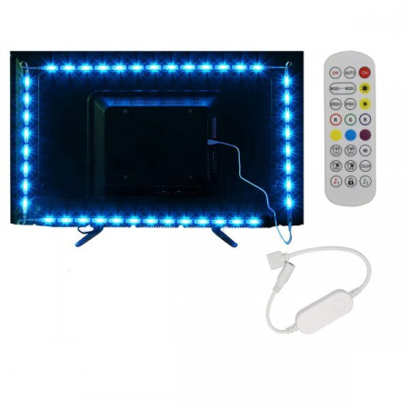 Kit bandă led RGBW Smart Wifi cu telecomandă pentru TV [2]