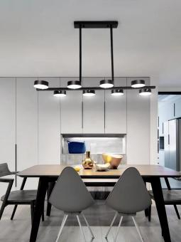 Lustre - Lustră led cu telecomandă 3 funcții Black 140W