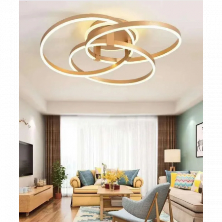 Lustre - Lustră led dimabilă cu telecomandă 3 funcții 111W