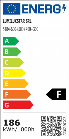 Lustră led dimabilă cu telecomandă 3 funcții 186W [1]