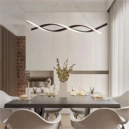 Iluminat interior - Lustră led dimabilă cu telecomandă 3 funcții 43W