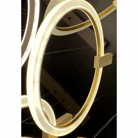 Lustră led dimabilă cu telecomandă 3 funcții Deko 192W [1]