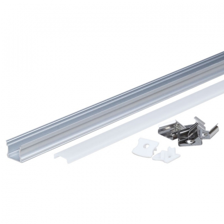 Profil aluminiu banda LED /dispersor alb L=2m [1]