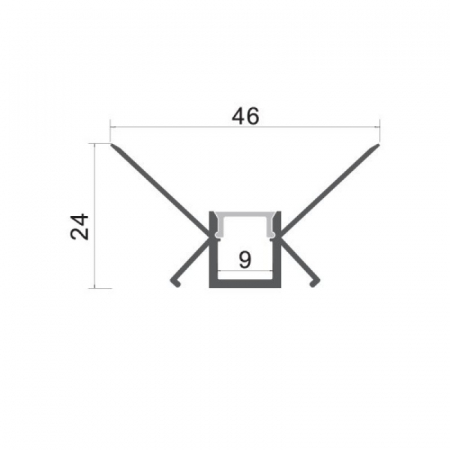 Profil aluminiu banda LED L=2m [2]