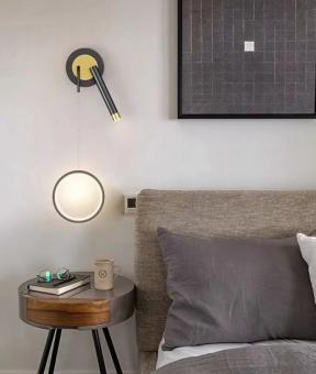 Iluminat interior - Set 2 aplice led dormitor noce 15W