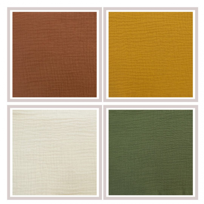 Pantaloni lungi din muselină dublu strat [4]