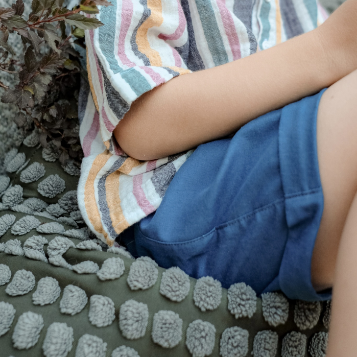 Pantaloni scurți din in [6]