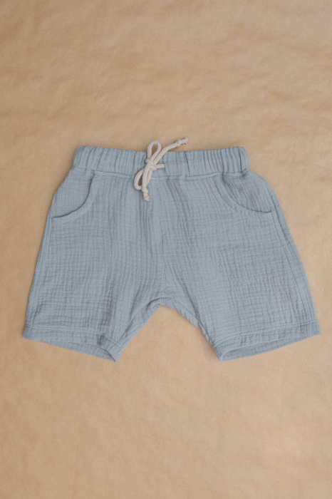 Pantaloni scurți din muselină dublu strat [4]