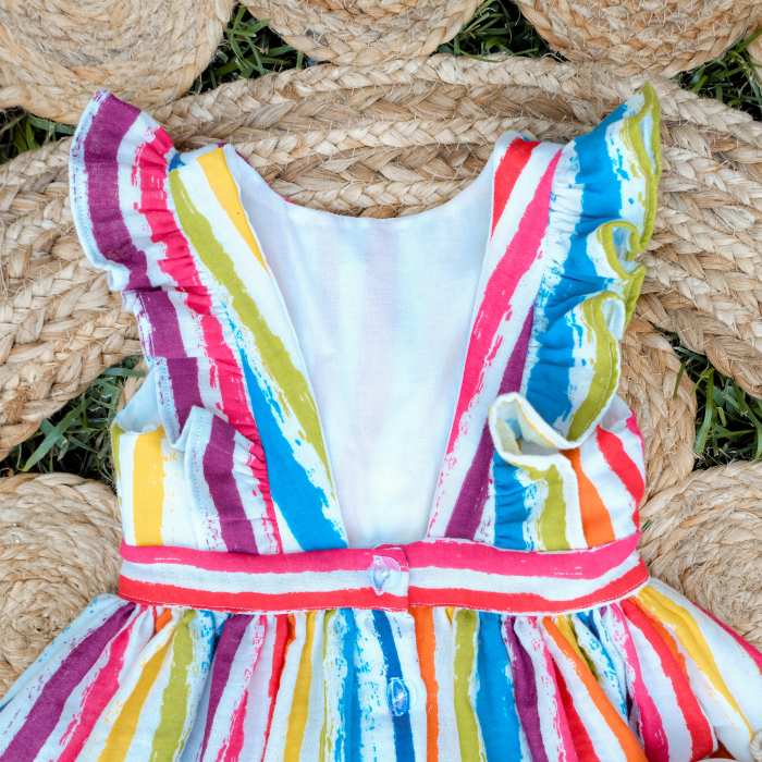 Rochita curcubeu din muselină [4]