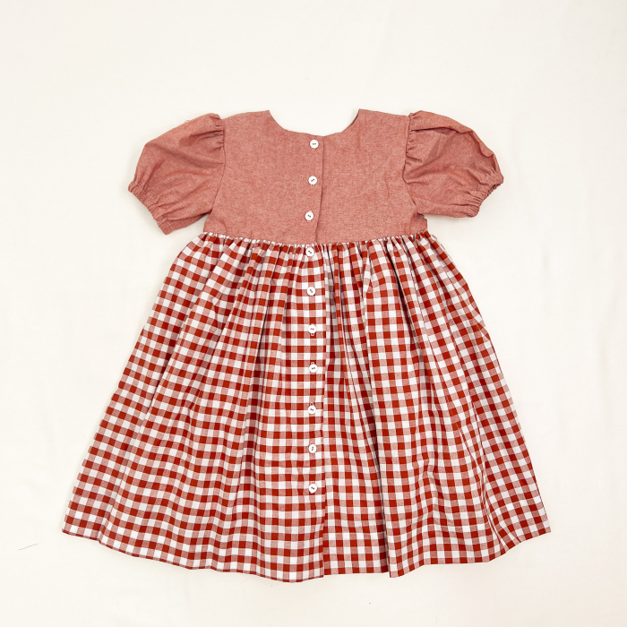 Rochita din bumbac cu fundița mare [2]