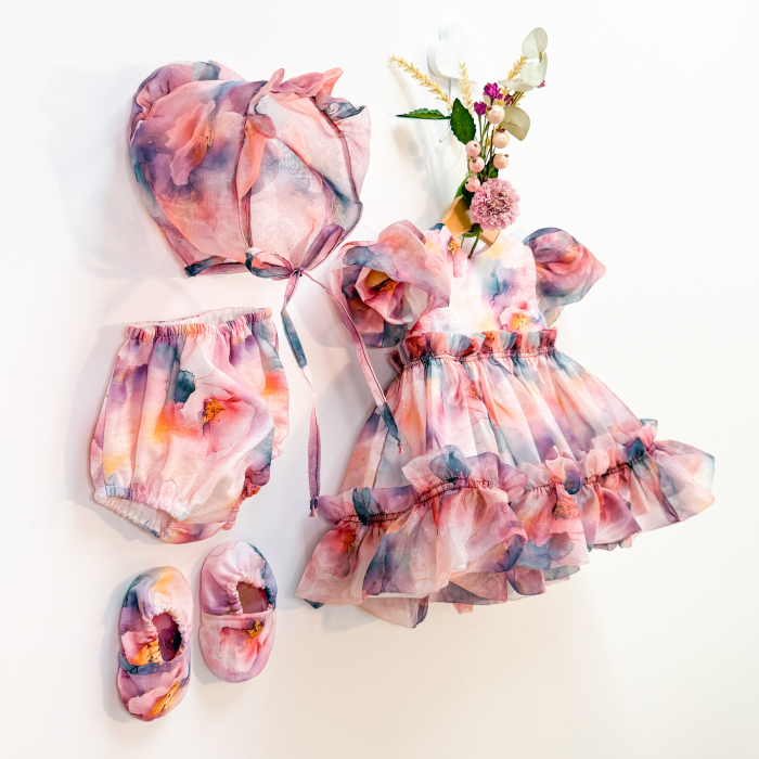 Rochita din organza si vascoza satinata [2]