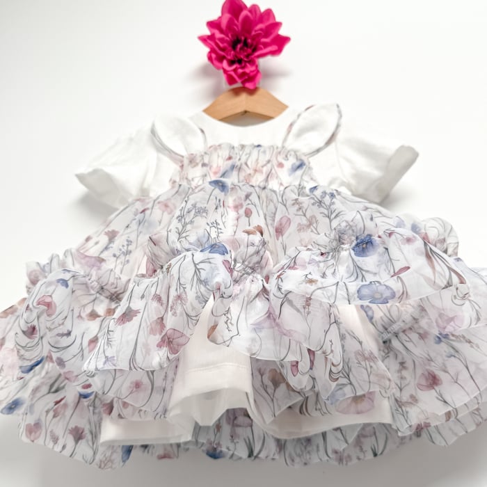 Rochita iepuras din organza si vascoza satinata [5]