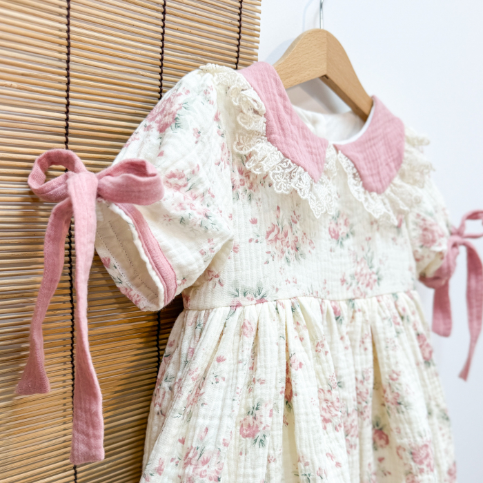 Rochita Dulcinea, din muselina si danteluta [5]