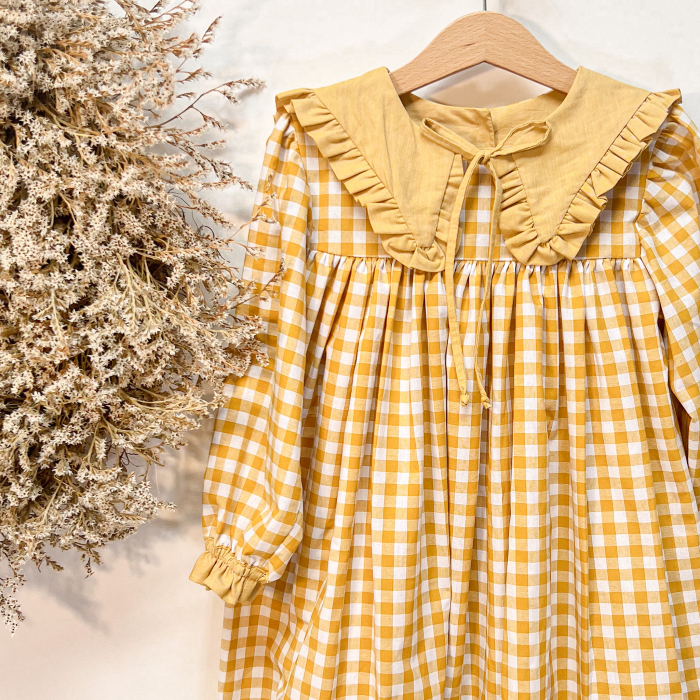 Rochita in carouri cu guler detasabil [2]