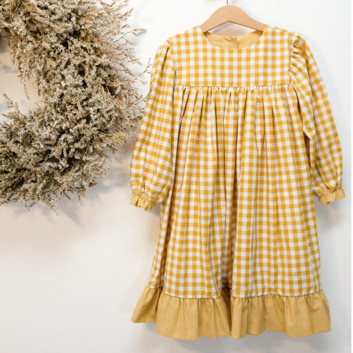 Rochita in carouri cu guler detasabil [4]