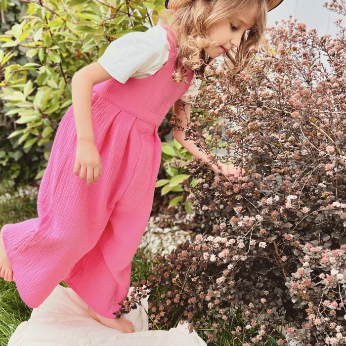 Salopeta culotte din muselina [7]