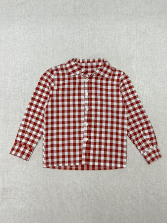 Baieti - Cămașă în carouri Vichy