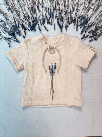 Baieti - Cămașă din muselină dublu strat