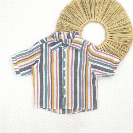 Baieti - Camasa oversize din muselina