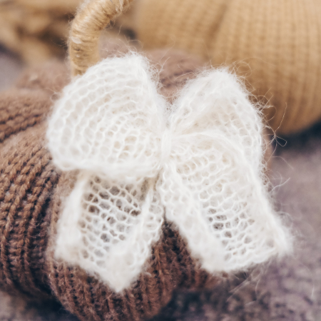 Accesorii - Fundita din alpaca si matase (Marime mica)