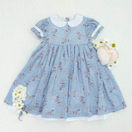 Rochite - Rochita din bumbac subtire si guler alb