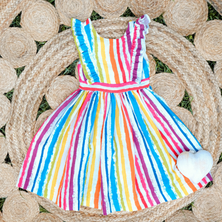 Haine - Rochita curcubeu din muselină