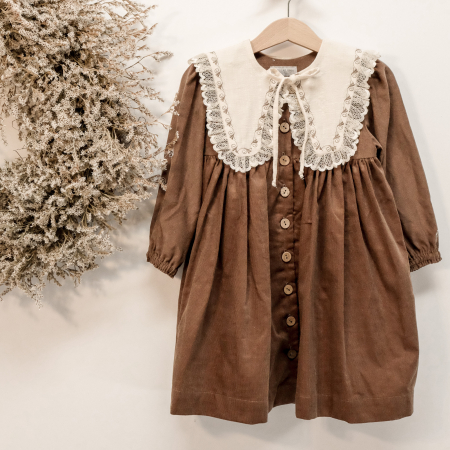 Haine - Rochita din reiat cu guler detasabil