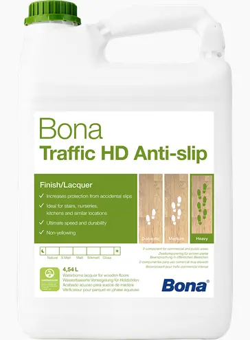 Lac Parchet - Bona Traffic HD Anti-slip lac bicomponent antiderapant pentru parchet și scări