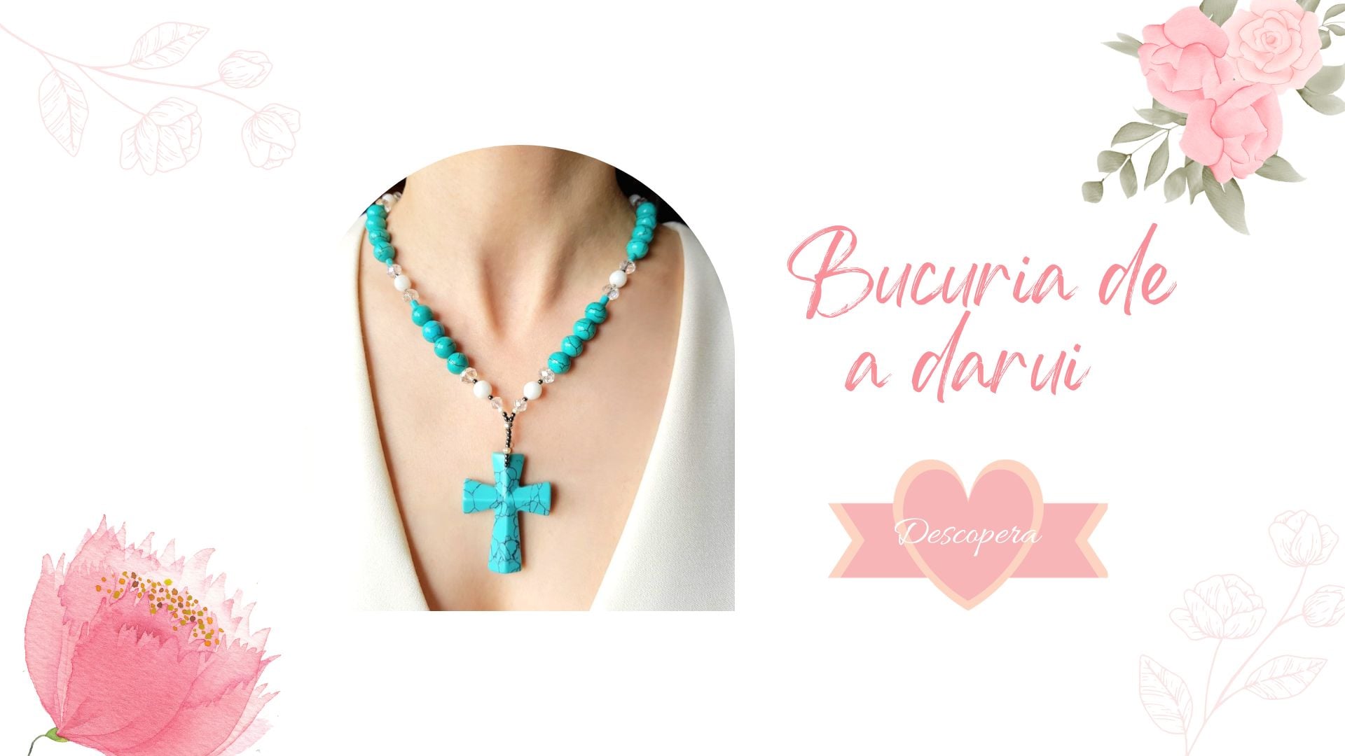 Coliere handmade din pietre semipretioase