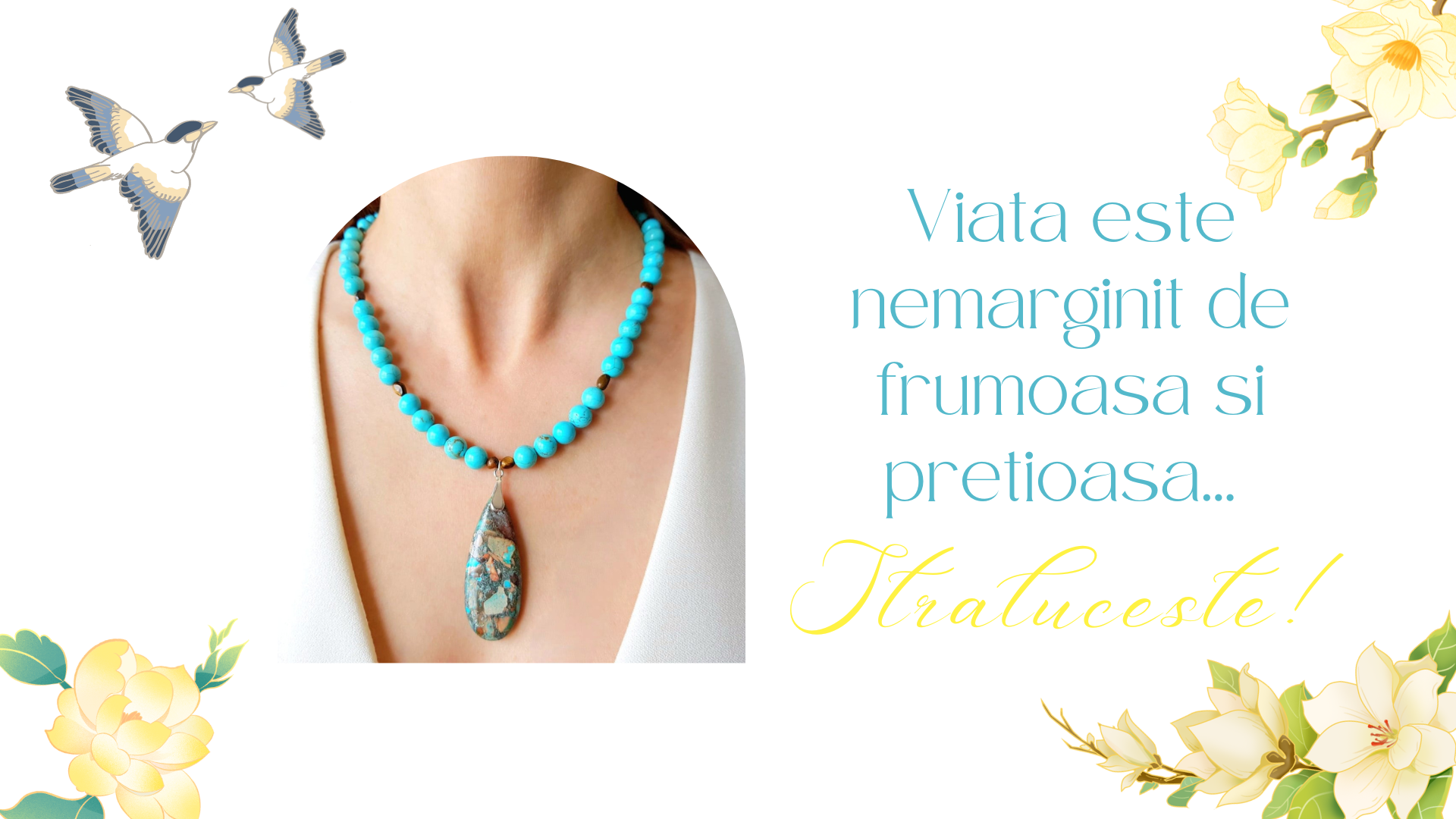 Descopera bijuteriile noastre handmade cu pietre semipretioase