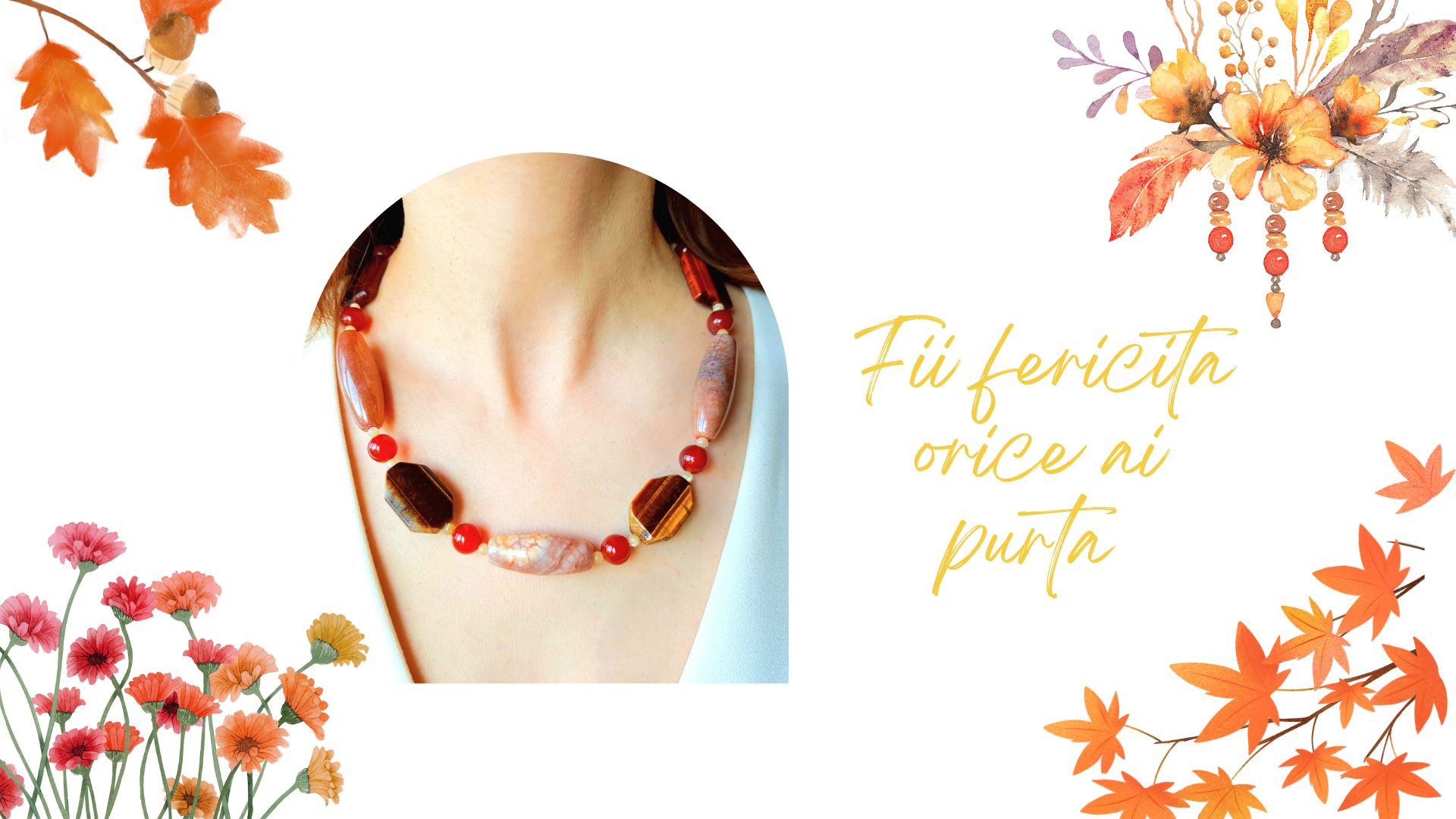 Descopera bijuteriile noastre handmade cu pietre semipretioase