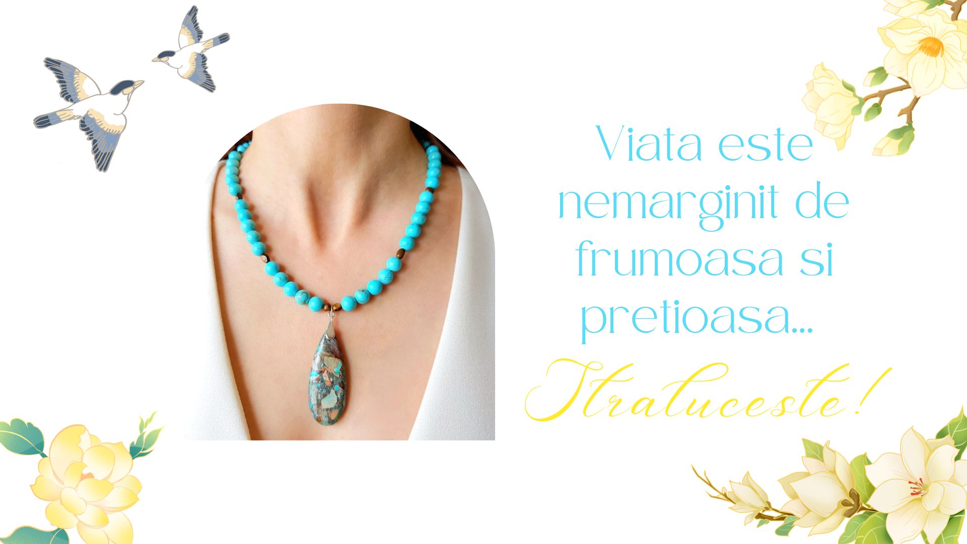Descopera bijuteriile noastre handmade cu pietre semipretioase