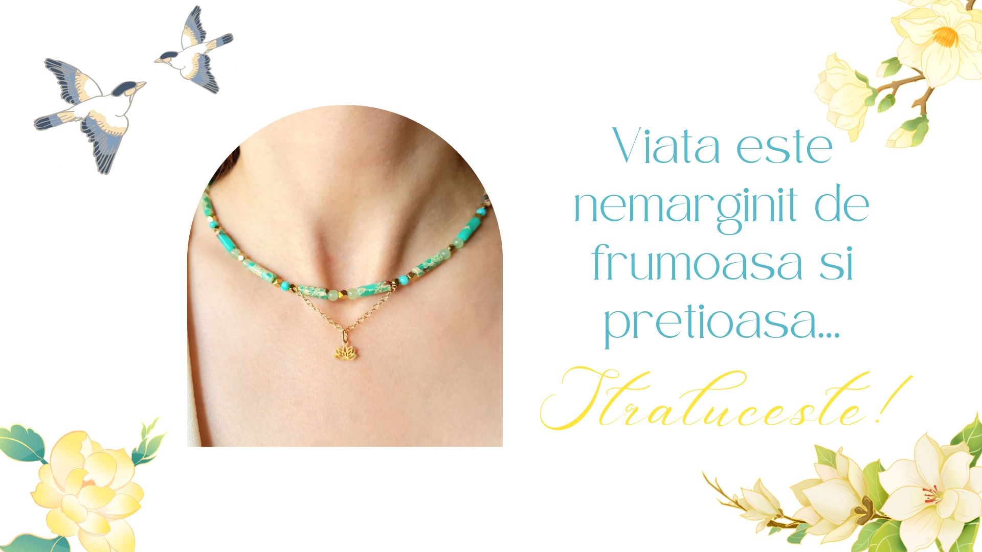 Descopera bijuteriile noastre handmade cu pietre semipretioase